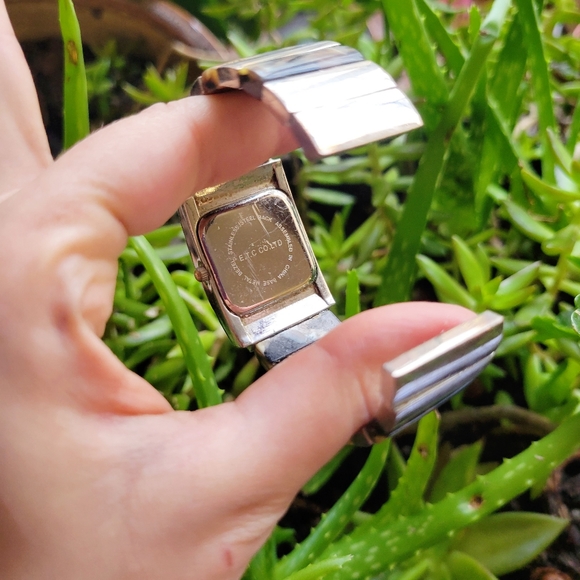 Classic Nina Mother of Pearl Tortoise Shell Cuff Watch - Picture 12 of 12